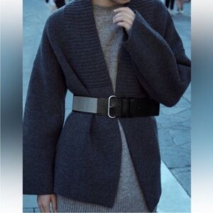 Zara 100% METAL MESH TRIM
LEATHER BELT